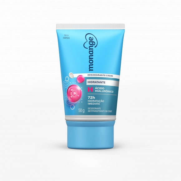 DESODORANTE CREME ÁCIDO HILURÔNICO HIDRATE 50G MONANGE