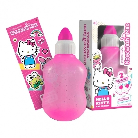 DISPOSITIVO NASAL NOSEWASH MAX HELLO KITTY AND FRIEND 240ML AGPMED