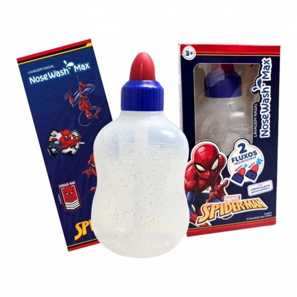 DISPOSITIVO NASAL NOSEWASH MAX SPIDERMAN 240ML AGPMED