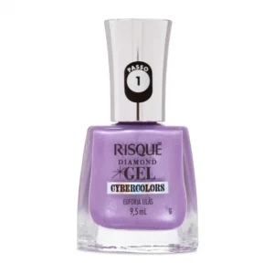 ESMALTE GEL CYBERCOLORS EUFORIA LILÁS 9,5ML – RISQUE