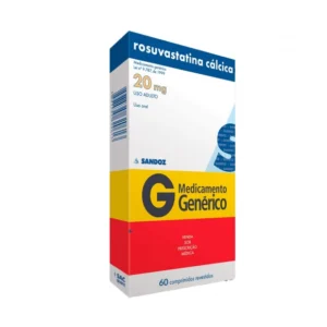 ROSUVASTATINA CÁLCICA 20MG 60COM SANDOZ