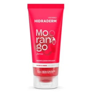 SABONETE LÍQUIDO ESFOLIANTE MORANGO 150ML HIDRADERM