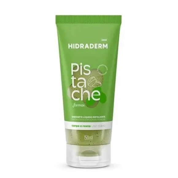 SABONETE LÍQUIDO ESFOLIANTE PISTACHE 150ML HIDRADERM