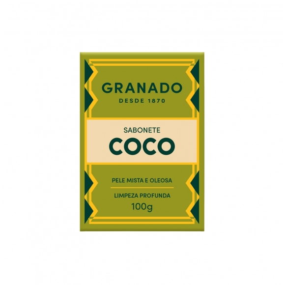 SABONETE BARRA TRATAMENTO COCO ESPECIAL 100G GRANADO