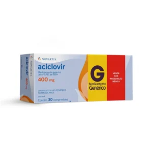 ACICLOVIR 400MG 30COM NOVARTIS