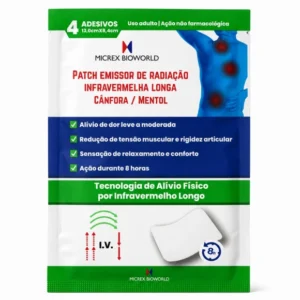 ADESIVO PATCH EMPLASTRO INFRAVERMELHO 13X8,4 C/4 MICREX