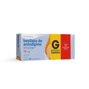 ANLODIPINO 10MG 30COM NOVARTIS