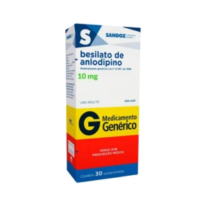 ANLODIPINO BESILATO 10MG 30COM SANDOZ