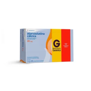 ATORVASTATINA CÁLCICA 20MG 30COM NOVARTIS