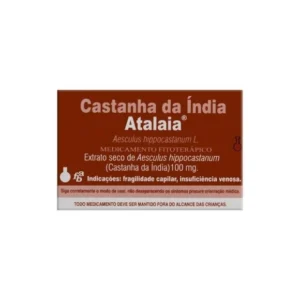 CASTANHA DA INDIA 100MG 30CAPS ATALAIA