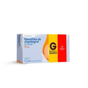 CLOPIDOGREL 75MG 28COM NOVARTIS