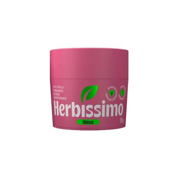 DESODORANTE CREME HERBÍSSIMO BIO PROTECT HIBISCO 55G DANA