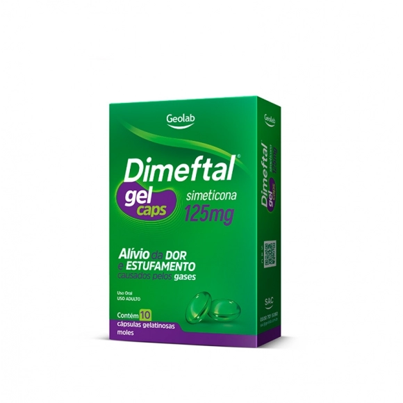 DIMEFTAL 125MG 10CAPS GELATINOSAS GEOLAB