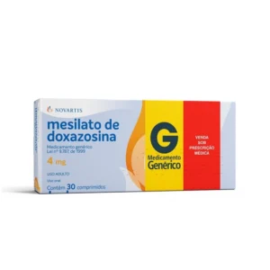 DOXAZOSINA 4MG 30COM NOVARTIS
