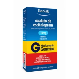 ESCITALOPRAM 10MG 30COM C1* GEOLAB