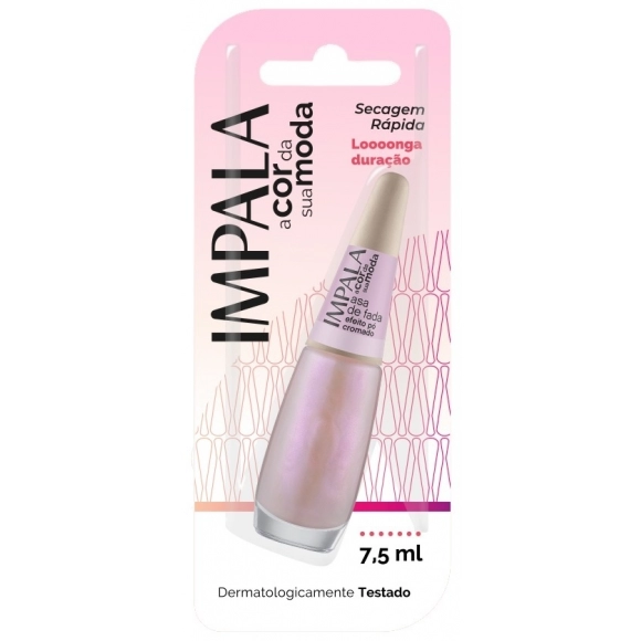 ESMALTE IMPALA EFEITO PÓ CROMADO ASA DE FADA BL