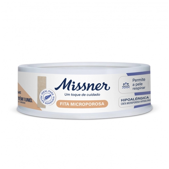 FITA MICROPORE BEGE 1.2CMX10M MISSNER