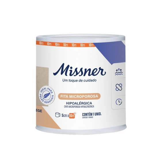 FITA MICROPORE BEGE 5.0CMX10M MISSNER