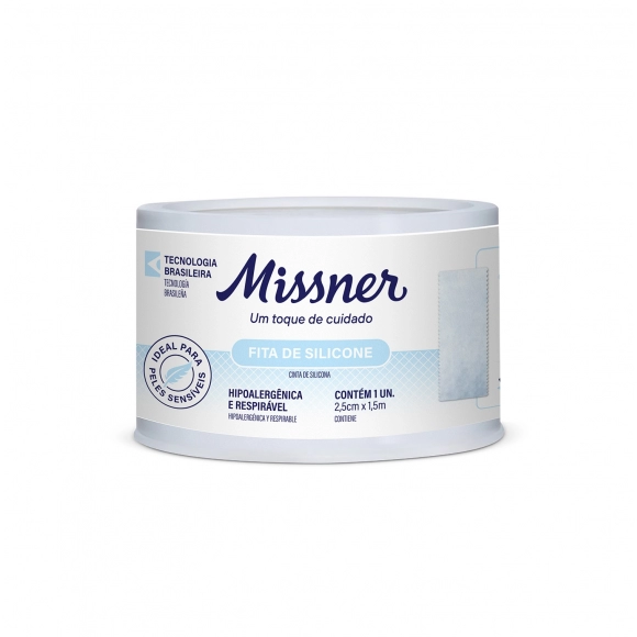 FITA SILICONE 2.5CMX1.5M MISSNER