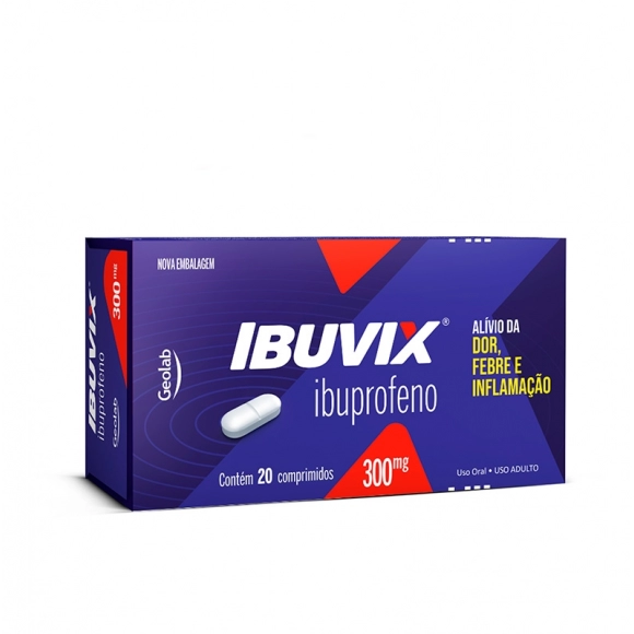 IBUVIX 600MG 20COM GEOLAB