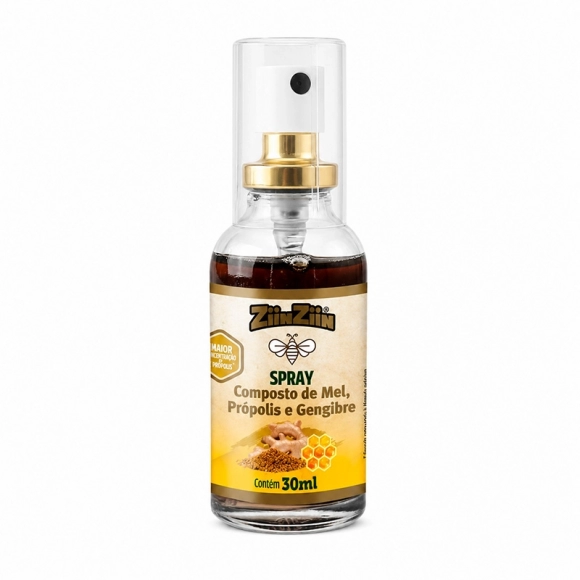 MEL E EXTRATO DE PROPOLIS SPRAY 30ML GENGIBRE ZIINZIIN