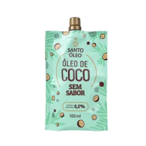 ÓLEO DE COCO SEM SABOR 100ML SANTO ÓLEO