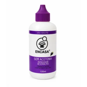 REMOVEDOR DE ESMALTE SEM ACETONA 100ML ENCASA