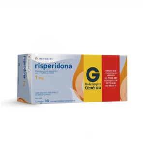 RISPERIDONA 1MG 30COM REVESTIDO C1* NOVARTIS