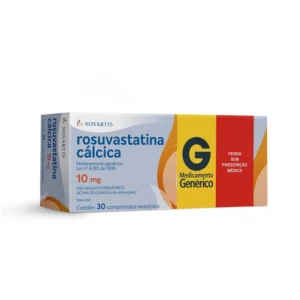 ROSUVASTATINA CÁLCICA 10MG 30COM NOVARTIS