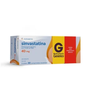 SINVASTATINA 40MG 30COM NOVARTIS