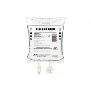 SOLUÇÃO FISIOLÓGICA 0.9% BOLSA PVC ESTÉRIL SISTEMA FECHADO 250ML JP FARMA