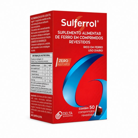 SULFERROL C/50 TABLETES DELTA