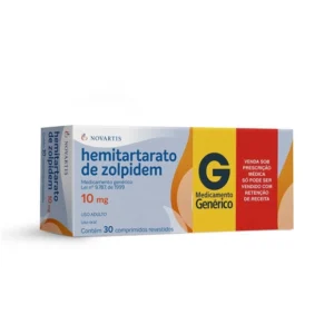 ZOLPIDEM 10MG 30COM B1* NOVARTIS