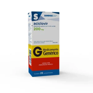 ACICLOVIR 200MG 25COM SANDOZ
