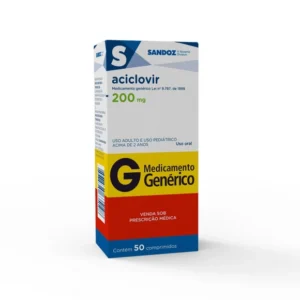 ACICLOVIR 200MG 50COM SANDOZ