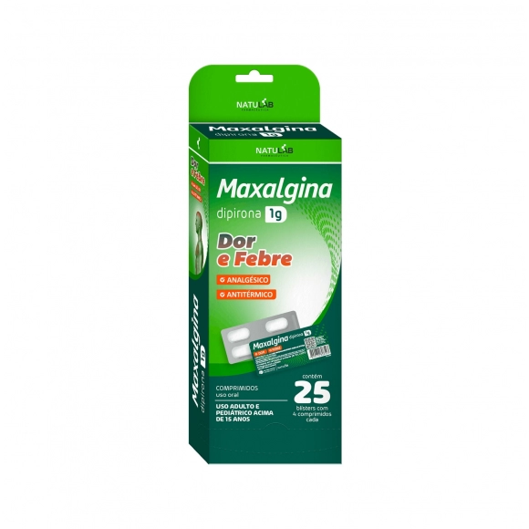 MAXALGINA 1G 25BLX4COM NATULAB