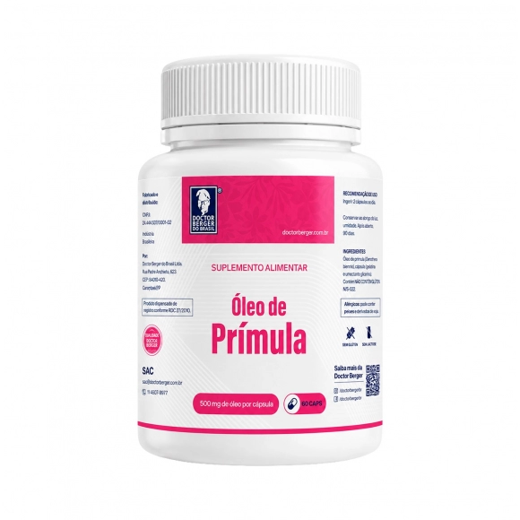 ÓLEO DE PRÍMULA 500MG 60CAPS DOCTOR BERGER