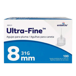 AG.BD INS.CANETA CURTA 8MMX0,25MM C/100