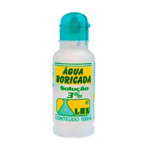 ÁGUA BORICADA 3% 100ML GOTAS LBS