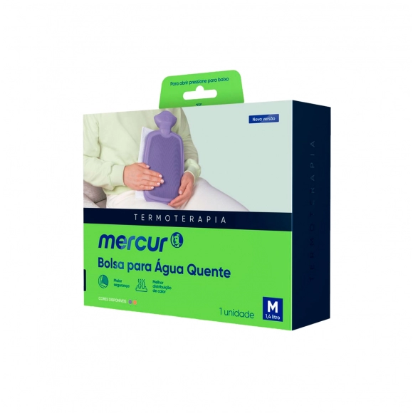 BOLSA ÁGUA QUENTE 1,4L LILÁS M MERCUR
