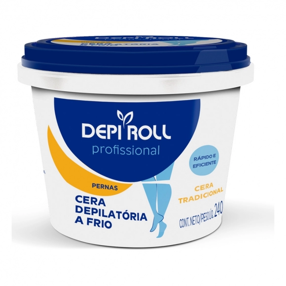 CERA FRIA TRADICIONAL POTE 240G LINHA PROFISSIONAL DEPIROLL