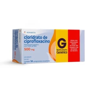 CIPROFLOXACINO 500MG 14COM RET* NOVARTIS