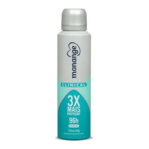 DESODORANTE AEROSSOL MONANGE CLINICAL REVIGORANTE 96H 150ML COTY