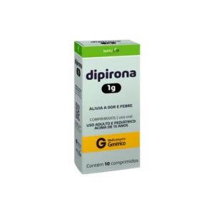 DIPIRONA MONOIDRATADA 1G 10COM NATULAB