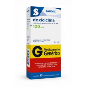 DOXICICLINA 100MG 15COM RET* SANDOZ