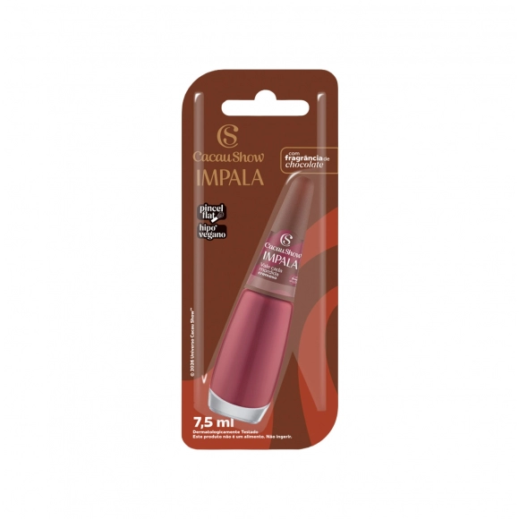 ESMALTE IMPALA CREMOSO CACAU SHOW VALE CADA MORDIDA BL MUNDIAL