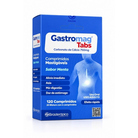 GASTROMAG TABS 750MG 20BL C/6COMP BRASTERÁPICA