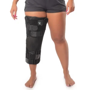 IMOBILIZADOR DE JOELHO FIXO 60CM PRETO PM CI-024 IDEAL