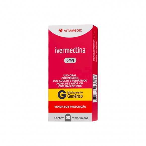 IVERMECTINA 6MG 8COM VITAMEDIC