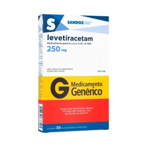 LEVETIRACETAM 250MG 30COM C1* SANDOZ